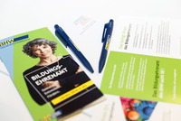 Das Bild zeigt den Folder „Bildungsehrenamt“ des Vereins BHW Niederösterreich.