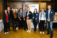 Gruppenfoto der Teilnehmenden der Gemeinschaftswerkstatt für Bildungsgemeinderätinnen und Bildungsgemeinderäte